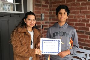 GEL Event Presenting certificate